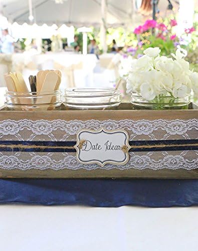 Wooden Planter Box, Rustic Barn Wood, Plastic Liner, Garden Decor, Restaurant and Wedding Decorations, Wedding Bouquets, Table Centerpiece, Rectangle, 12 x 4 Inches, (Rectangular), (Set of 4)