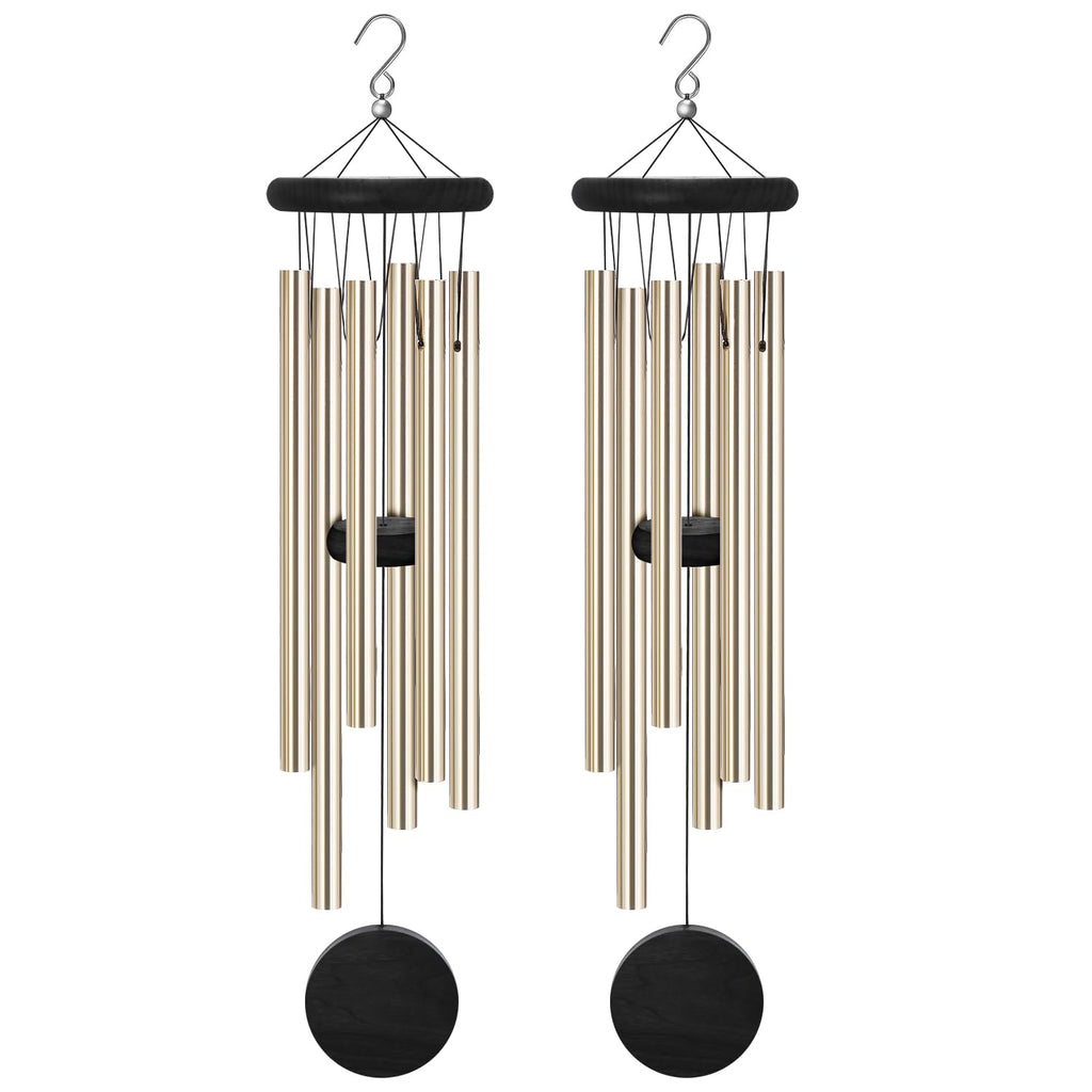 Memorial Wind Chimes Outdoor with 6 Aluminum Alloy Tubes and Hook, Wind Chimes for Home Decor Garden Patio Outdoor