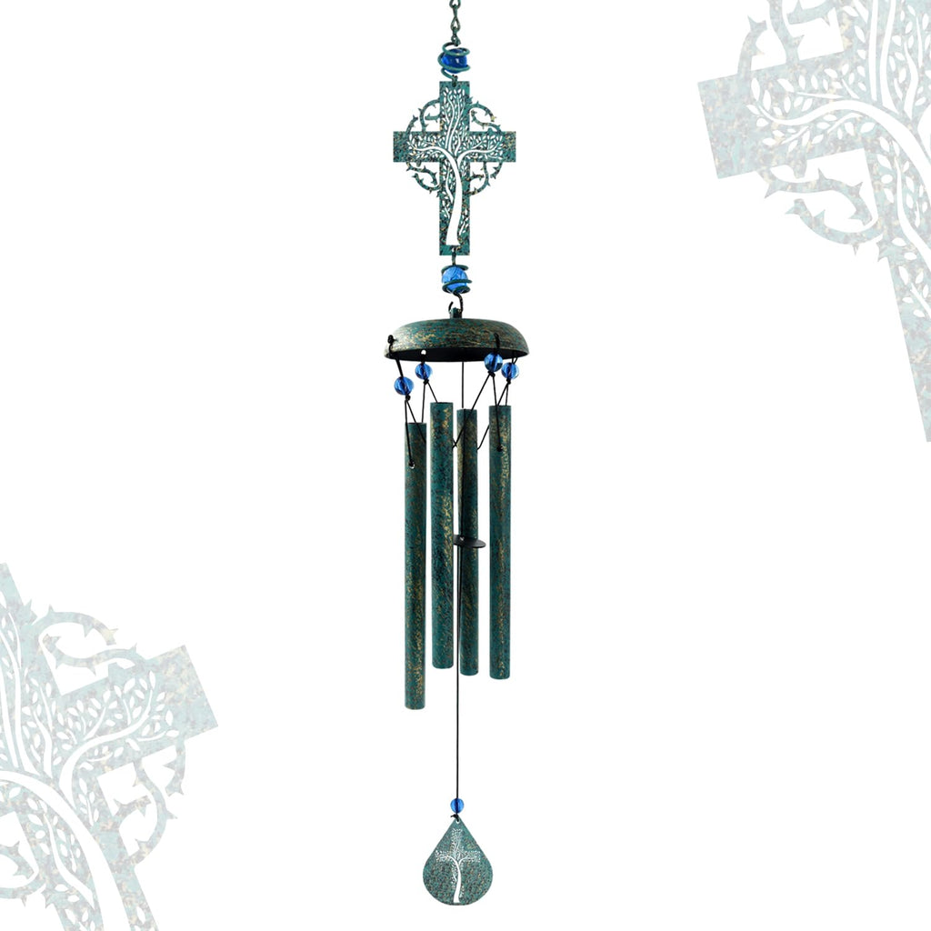 Wind Chimes for Outside Zen Atmosphere Wind Chime Windchime Outdoors for Outdoor Garden Patio Decor with Mandala Design Windchime Gifts for Mother Grandma Sisters(6 Petal)