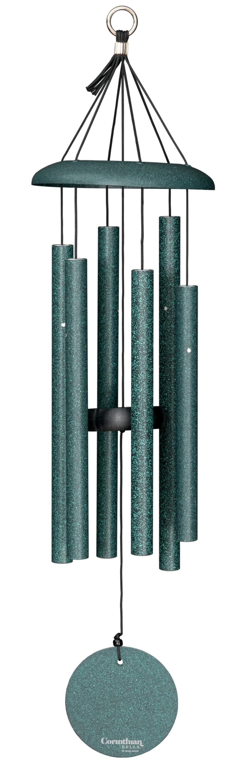 Corinthian Bells by Wind River - 27 inch Sky Blue Wind Chime for Patio, Backyard, Garden, and Outdoor Decor (Aluminum Chime) Made in the USA