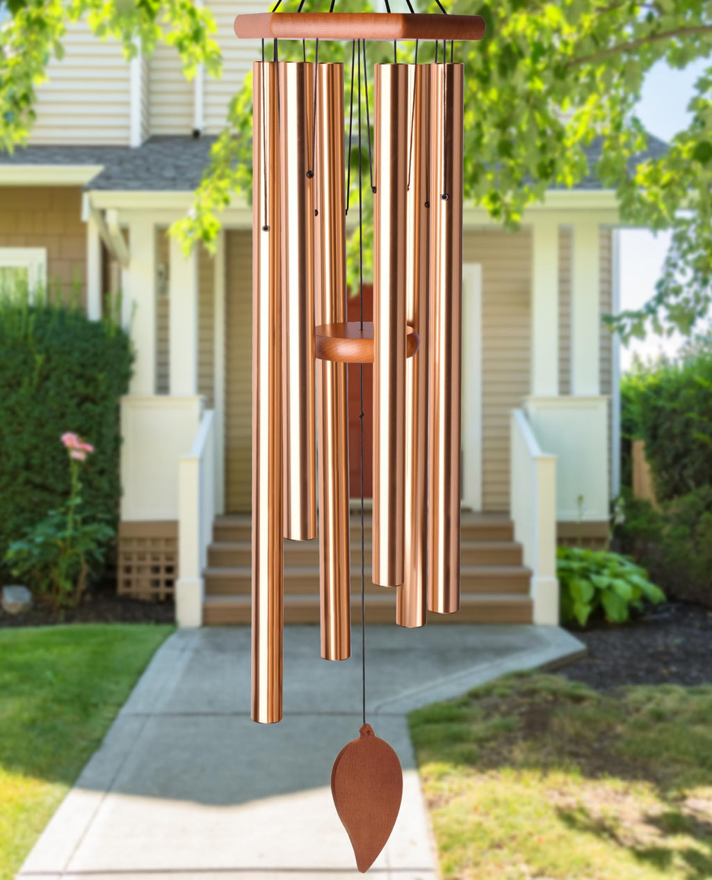 38" Sympathy Wind Chimes for Outside Deep Tone, Memorial Loss of a Loved, Large Wind Chimes with 6 Thicken Tubes & Hook, Outdoor Souvenir Mother, Garden Decor