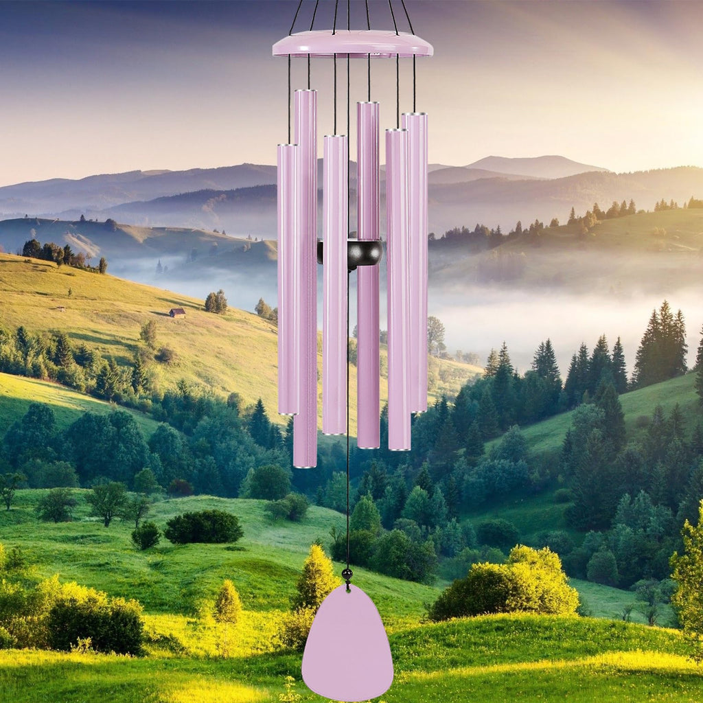 FSVGYY Wind-Chimes-Outdoor-Large-Decor, Deep Tone Soothing Melodic Tones Windchimes, Wind Chimes for Outside, Memorial Wind Chime Best Gift for Mom Women Grandma Neighbors（32" Black）