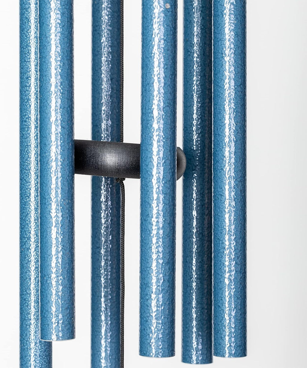 Corinthian Bells by Wind River - 27 inch Sky Blue Wind Chime for Patio, Backyard, Garden, and Outdoor Decor (Aluminum Chime) Made in the USA